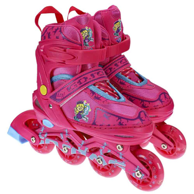 Ролики раздвижные М 34-37 Рыжий кот 7299PM